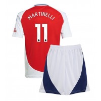 Camisa de time de futebol Arsenal Gabriel Martinelli #11 Replicas 1º Equipamento Infantil 2024-25 Manga Curta (+ Calças curtas)